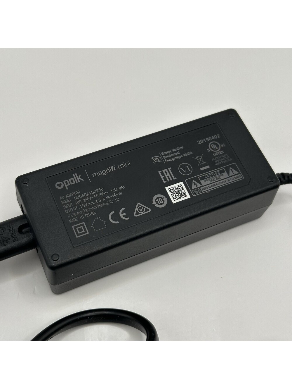 AC Adapter For Polk Audio MagniFi Mini NU040A150250 Power Supply Cord Charger